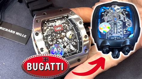 bugatti engine watch replica|richard mille bugatti watch.